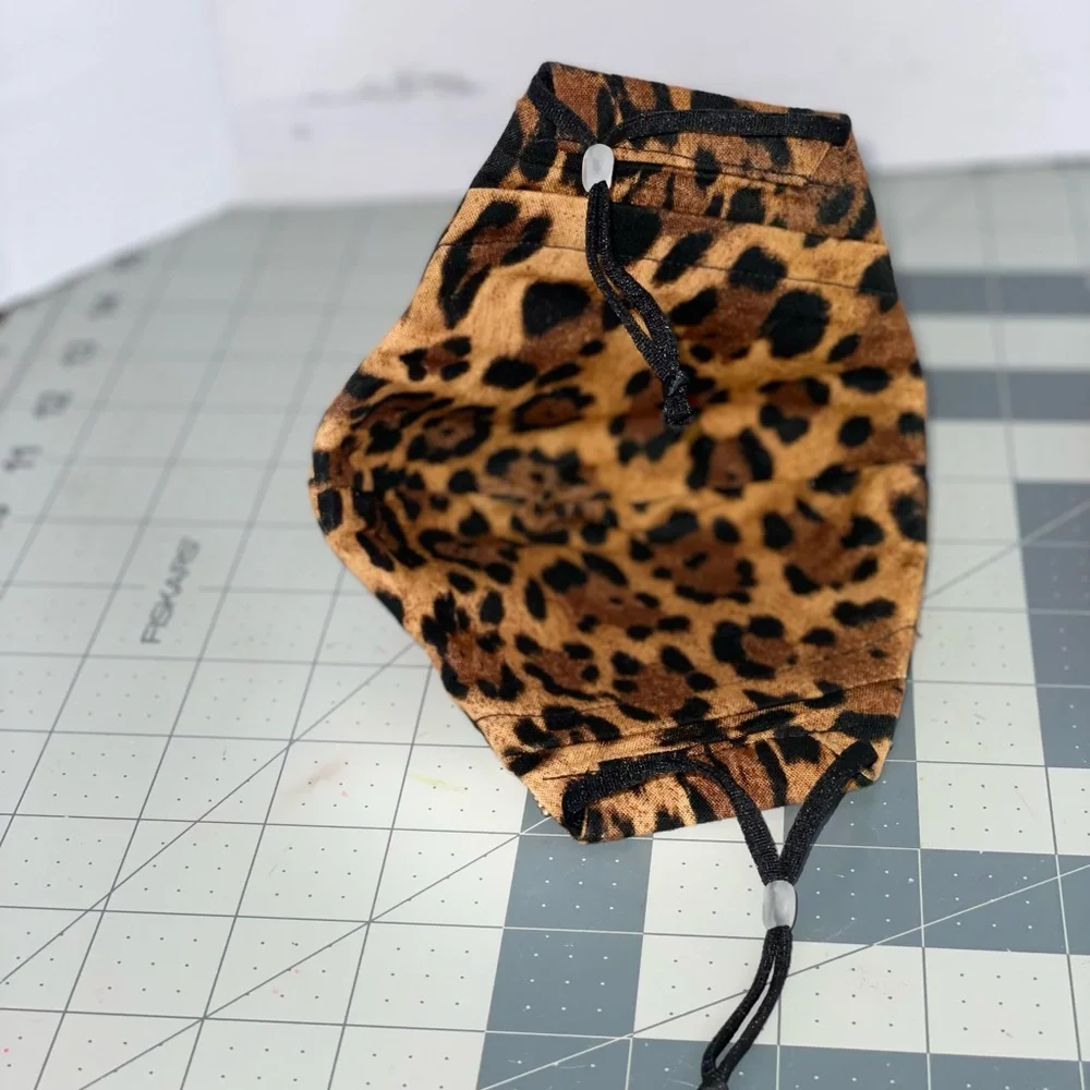 Cheetah Animal print face mask leopard